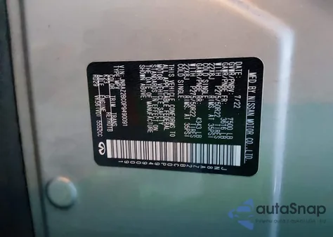 2023 Infiniti Qx80 Sensory Awd z USA, uszkodzony, nr VIN JN8AZ2BC0P9490091